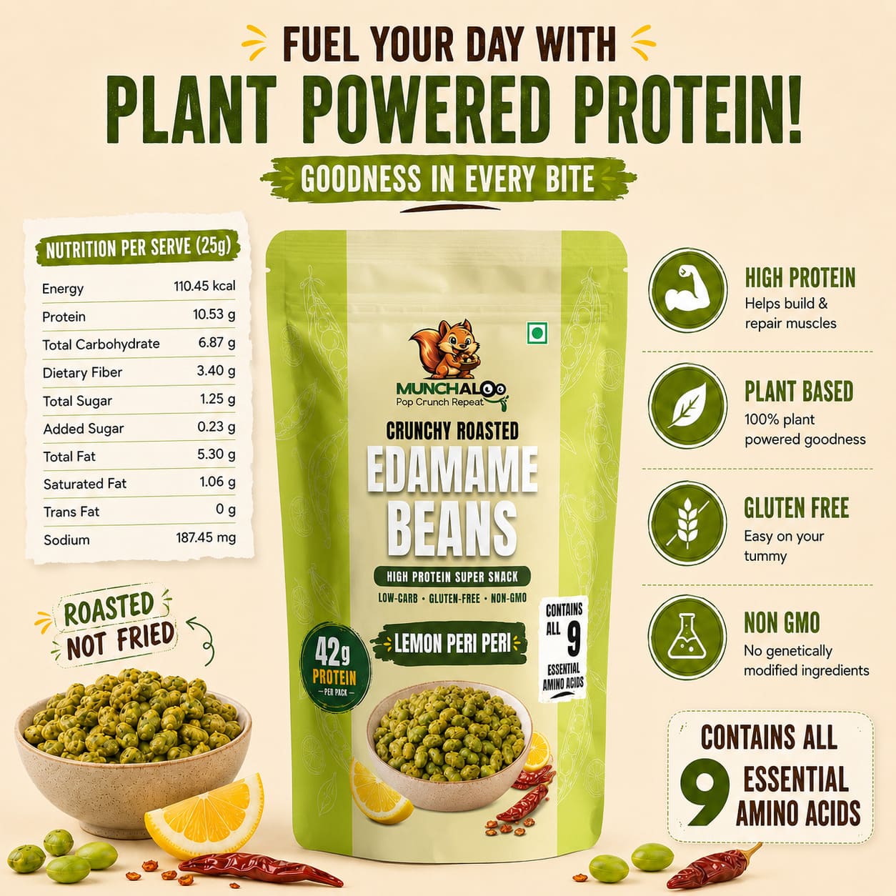 Lemon Peri Peri Edamame