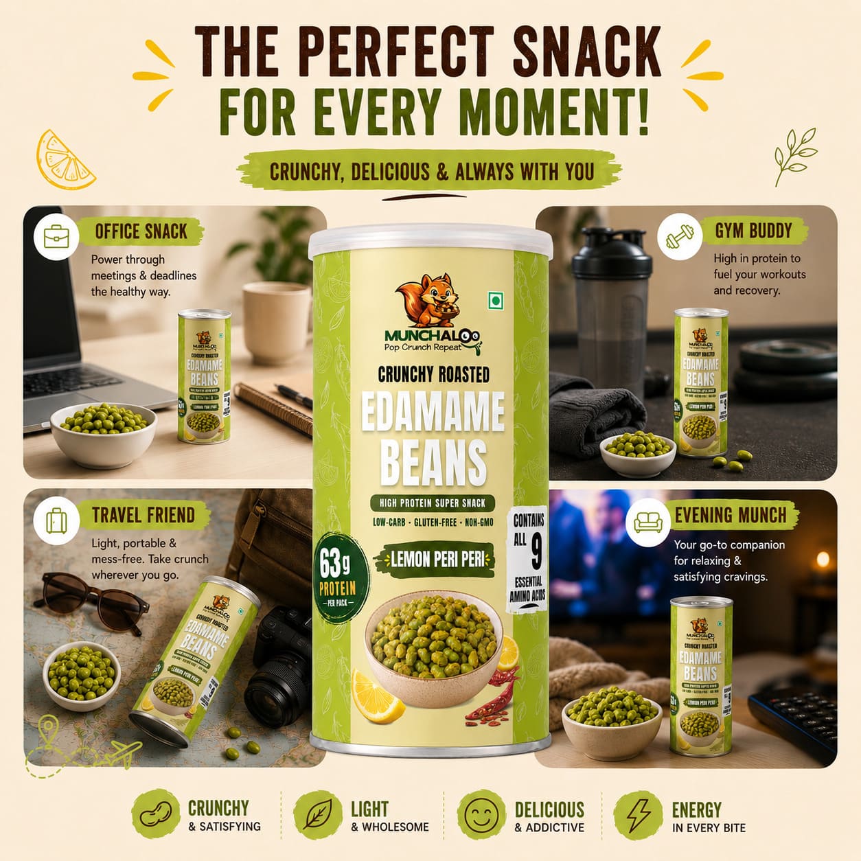 Lemon Peri Peri Edamame