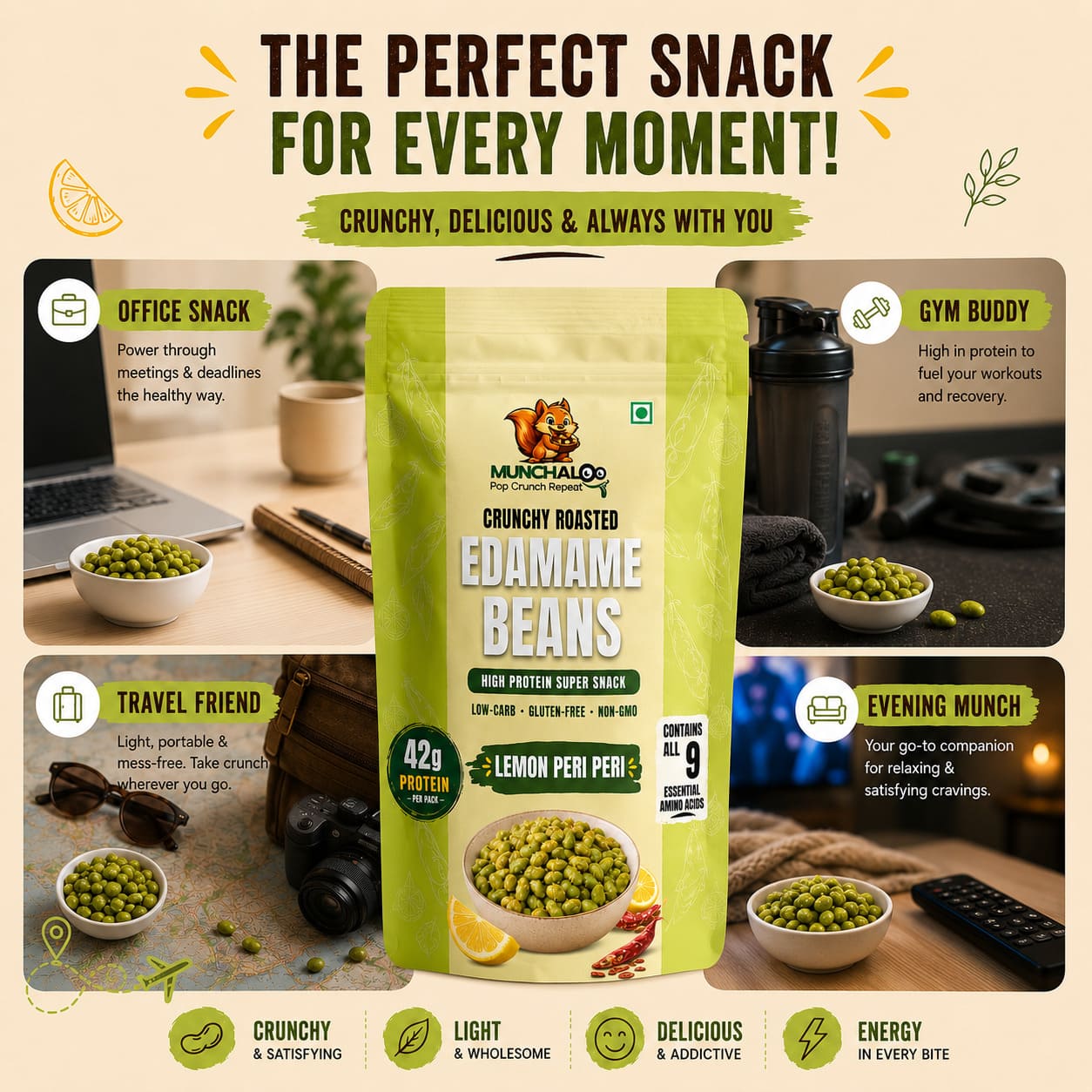 Lemon Peri Peri Edamame