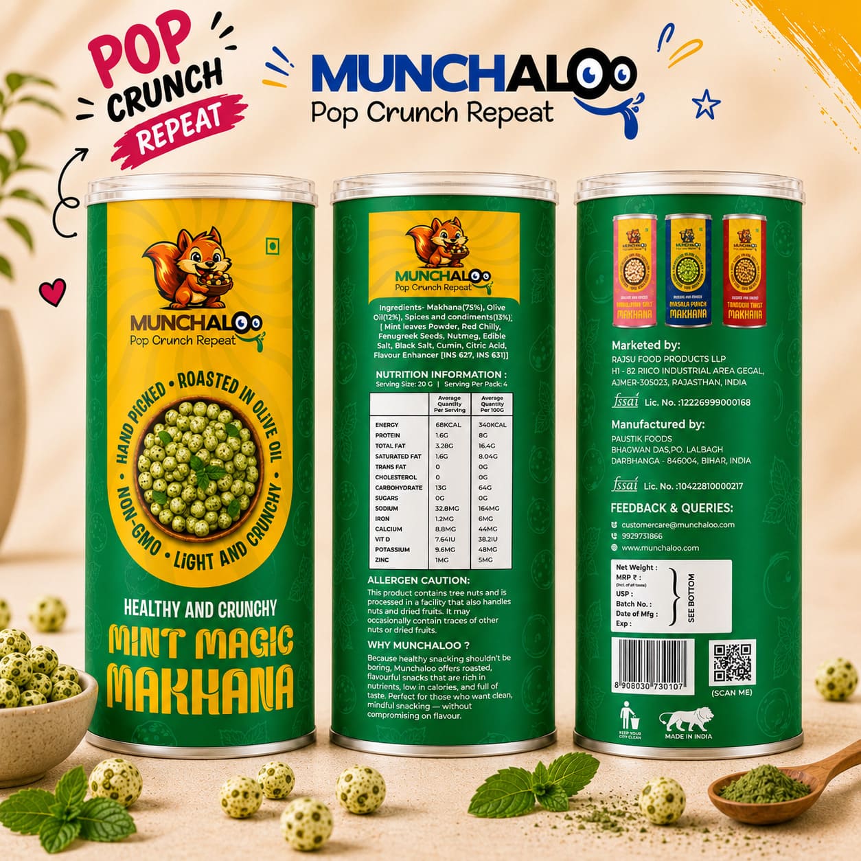 Mint Magic Makhana