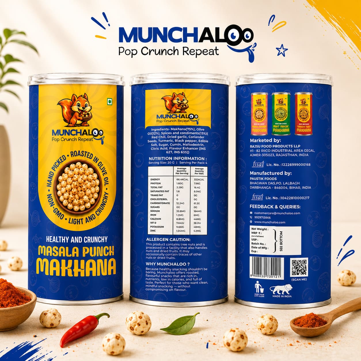 Masala Punch Makhana