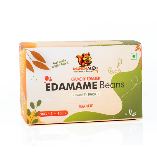 Munchaloo Roasted Edamame Snacks Pack of 5