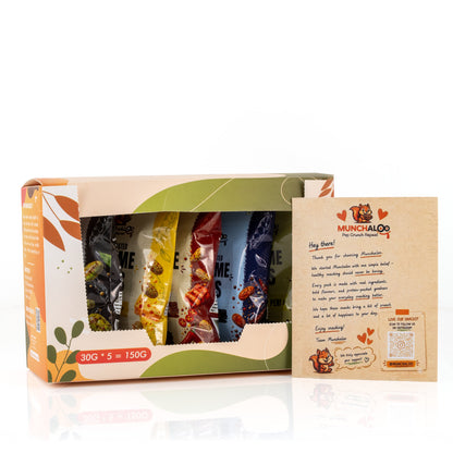 Munchaloo Roasted Edamame Snacks Pack of 5