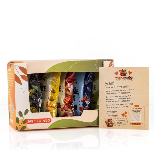 Munchaloo Roasted Edamame Snacks Pack of 5