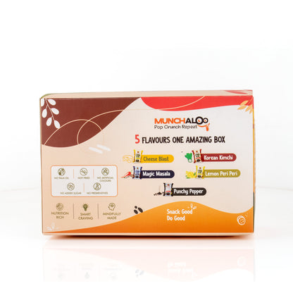 Munchaloo Roasted Edamame Snacks Pack of 5