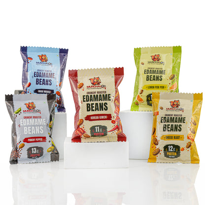 Munchaloo Roasted Edamame Snacks Pack of 5