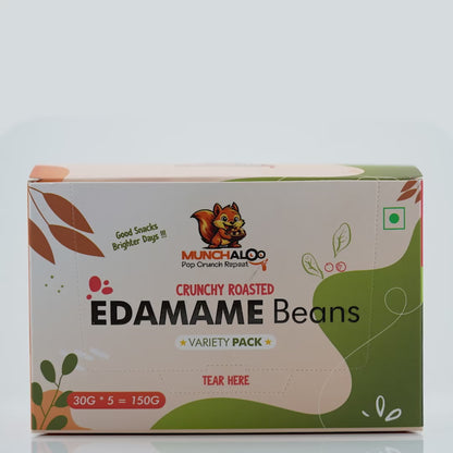 Munchaloo Roasted Edamame Snacks Pack of 5